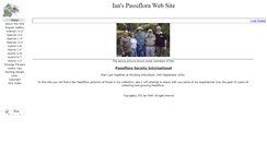 Desktop Screenshot of passiflora.info