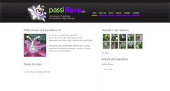 Desktop Screenshot of passiflora.ch