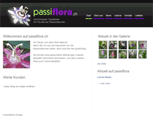 Tablet Screenshot of passiflora.ch